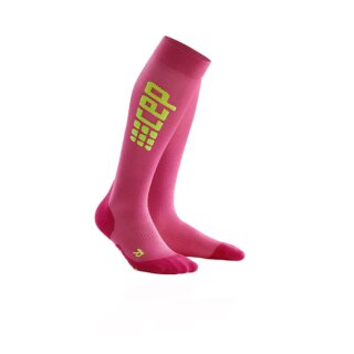 CEP Ultralight Socks women Farbe: electric Pink/green