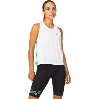 Asics COLOR INJECTION TANK Farbe: BRILLIANT WHITE/BALTIC JEWEL