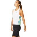 Asics COLOR INJECTION TANK Farbe: BRILLIANT WHITE/BALTIC JEWEL