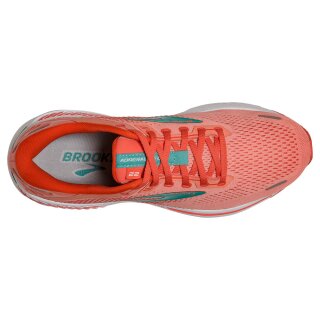 Brooks Adrenaline GTS 22 Women Farbe: Coral/Latigo Bay/White