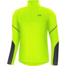 GORE M Mid Long Sleeve Zip Shirt neon yellow/black
