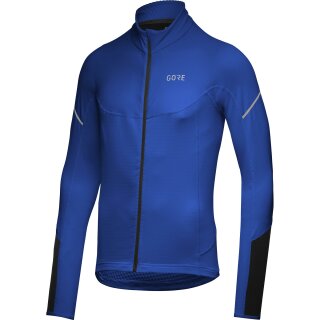 GORE M Thermo Long Sleeve Zip Shirt Farbe:  Ultramarine Blue/Black