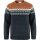 Fjällräven Övik Knit Sweater M Farbe: Dark NavyTerracotta Brown
