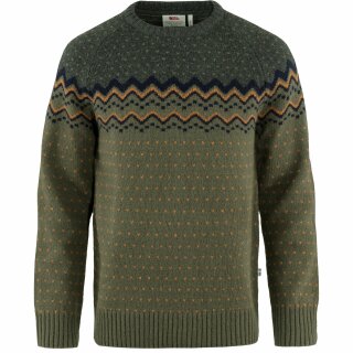 Fjällräven Övik Knit Sweater M Laurel Green Deep Forest XL