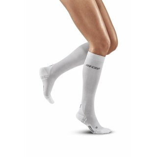 CEP Run Ultralight Compression Socks Tall women carbon white