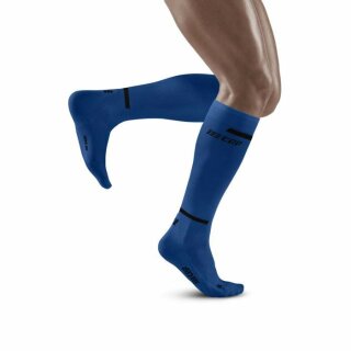CEP The Run Compression Socks tall blue