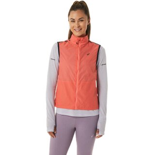 Asics metarun packable vest women papaya L