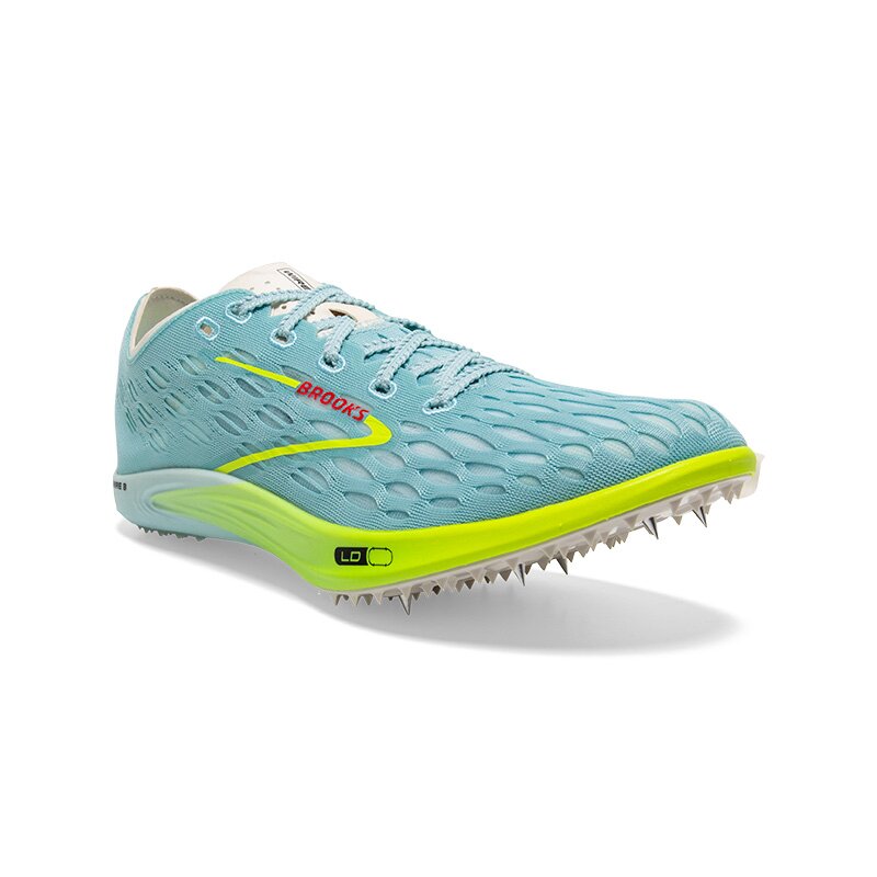 Brooks Wire 8 Unisex Spikes Blue glow nightlife red 85 00