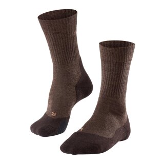 FALKE TK2 Wool Herren Socken dark brown