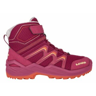 Lowa MADDOX WARM GTX MID JR beere/orange (Gr. 28-35)