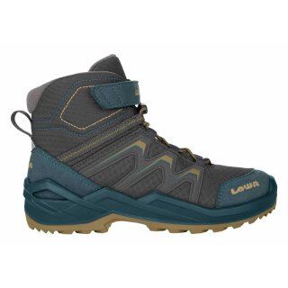 Lowa MADDOX WARM GTX MID JR petrol/senf (Gr. 36-37)