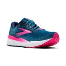 Brooks Ghost 16 GTX women Moroccan Blue PinkYellow