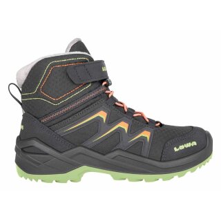 Lowa MADDOX WARM GTX MID JR graphit mint  (Gr. 25-35)