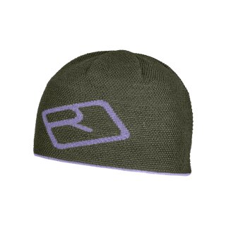 Ortovox MERINO LOGO KNIT BEANIE dark wild herbs