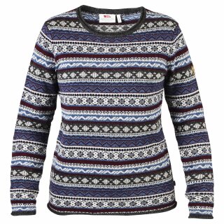 Fjällräven Övik Folk Knit Sweater W Uncle Blue