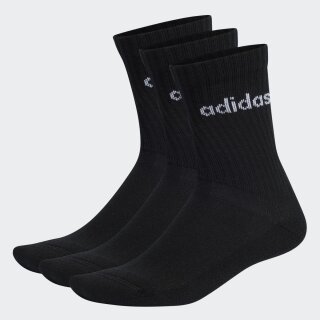 Adidas C LIN CREW 3P BLACK/WHITE