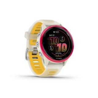 Garmin Forerunner 570 - 42mm Bone/Himbeerrot