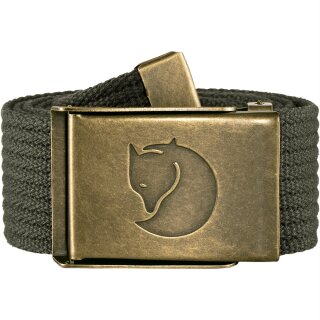Fjällräven Canvas Brass Belt mountain grey