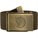 Fjällräven Canvas Brass Belt dark olive