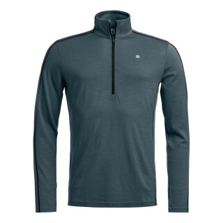 Ortovox 185 ROCKNWOOL ZIP NECK M dark arctic grey