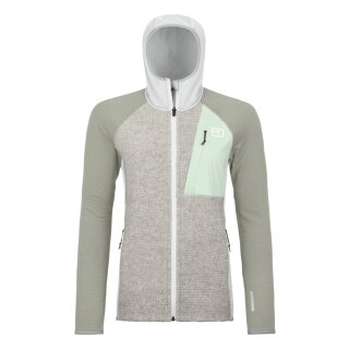 Ortovox fleece gp classic knit hoody w grey ice