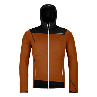 Ortovox FLEECE LIGHT HOODY M bristle brown