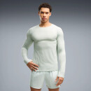Puma M RUN CLOUDPUN LONG SLEEVE Créme De Mint
