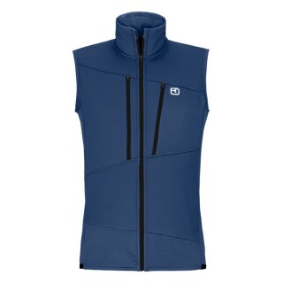 Ortovox FLEECE GRID VEST M blue nunatak