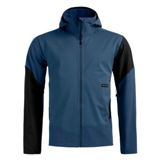 Ortovox ORTLER SOFTSHELL PLUS JACKET M blue nunatak