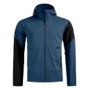 Ortovox ORTLER SOFTSHELL PLUS JACKET M blue nunatak